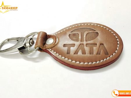 Móc Khóa Da Khắc Tên