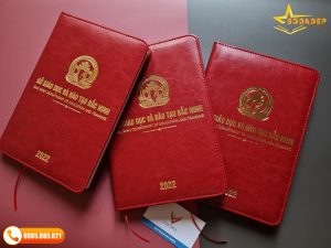 Sổ Da In Logo Theo Yêu Cầu