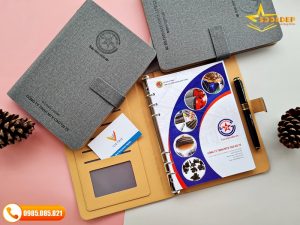 Xưởng Sản Xuất Sổ Da Quà Tặng In Logo