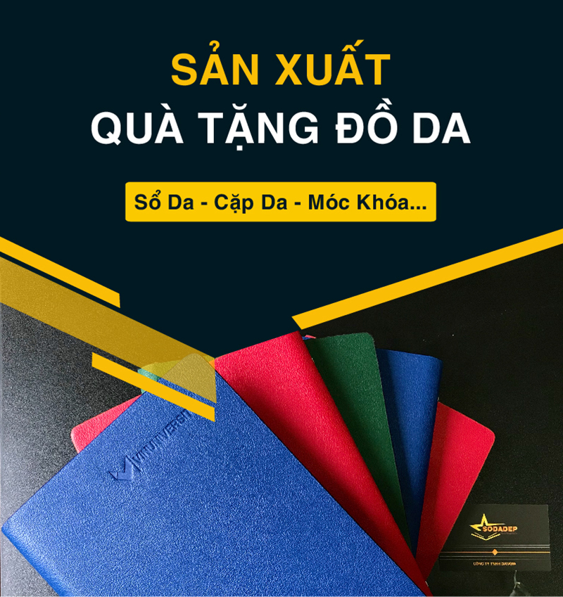 sản xuất quà tặng đồ da