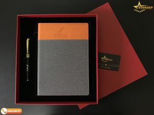 Bộ Gift Set Sổ Bút Cao Cấp In Logo