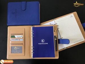 Sổ Bìa Da In Logo