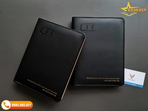 Sổ Da In Logo Cho CTT